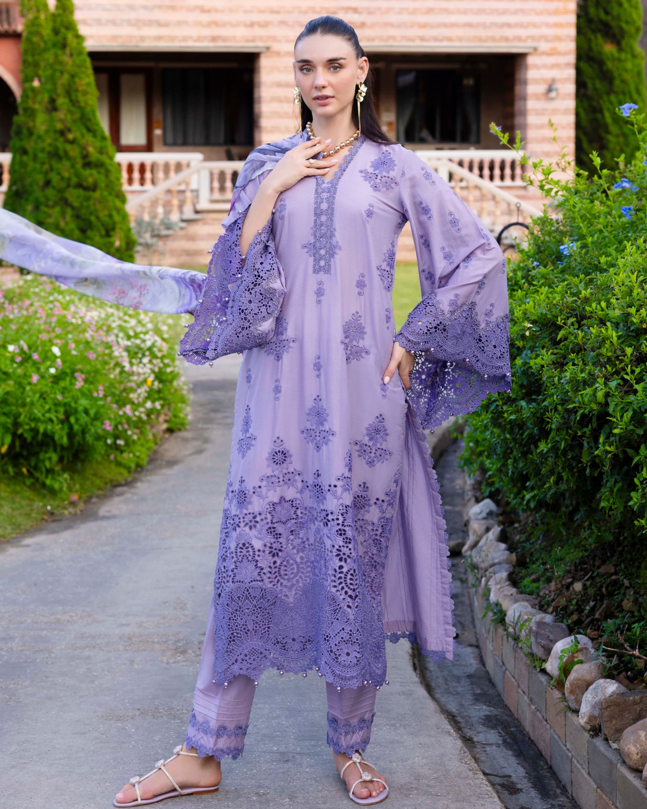 ADAN'S Leserkari Ready-to-Wear Lawn